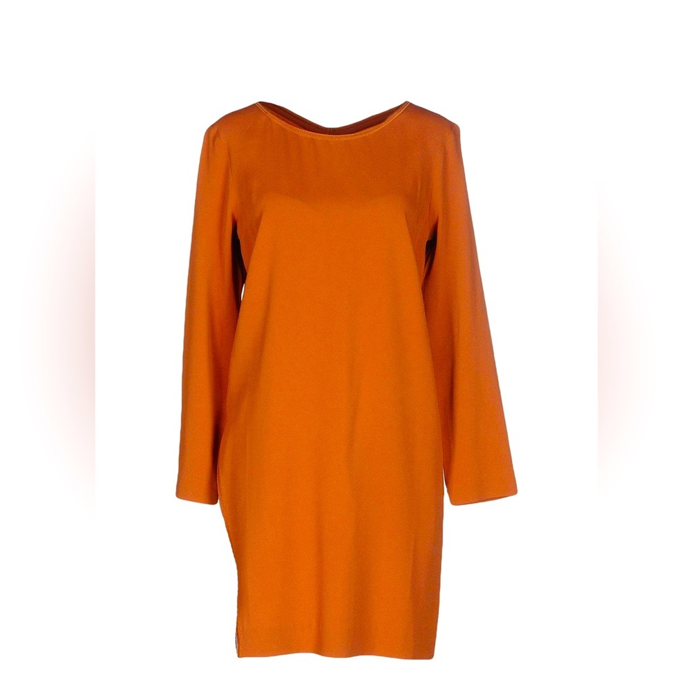 Italian Designer Jucca Brown Long Top Italian Size 44, US Size 8